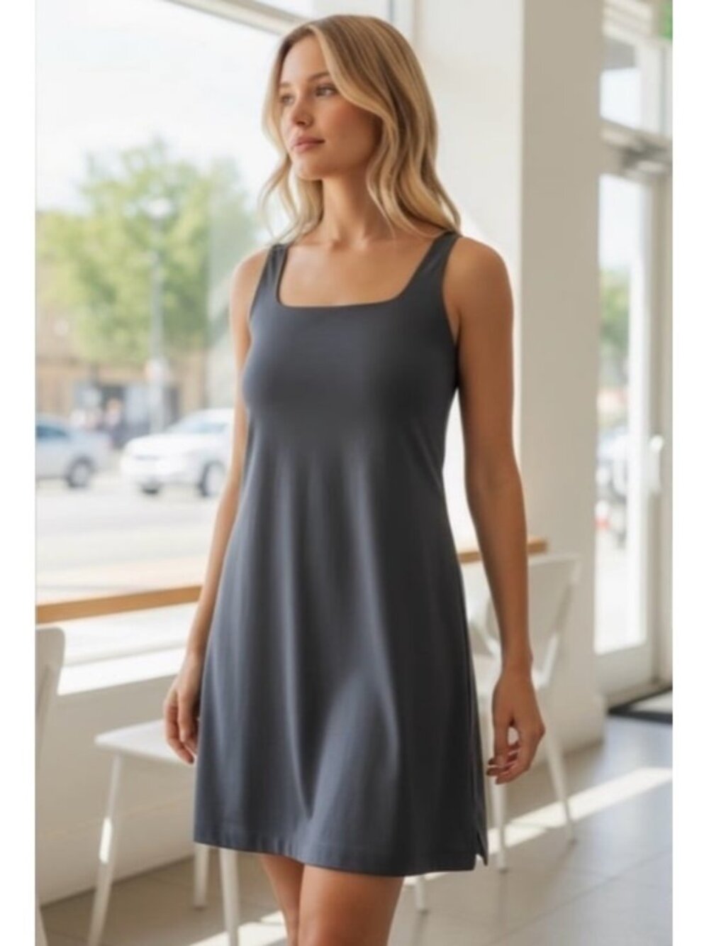 Old Navy Powersoft Athletic w/ Shorts Dress Size XS Charcoal Grey